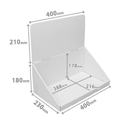 ◆卓上什器 ひな壇なし W400|誉PRINTING