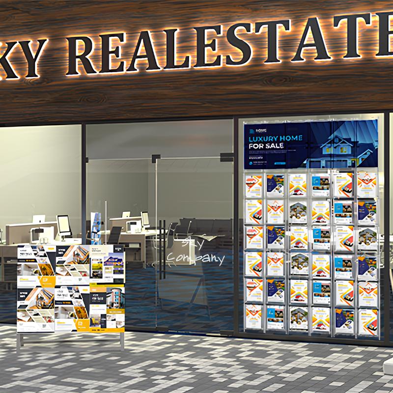 スタンド看板 A4サイズ 3列|誉PRINTING