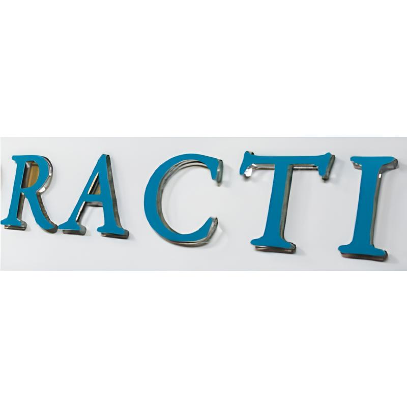 シート貼りアクリル文字 厚み5mm