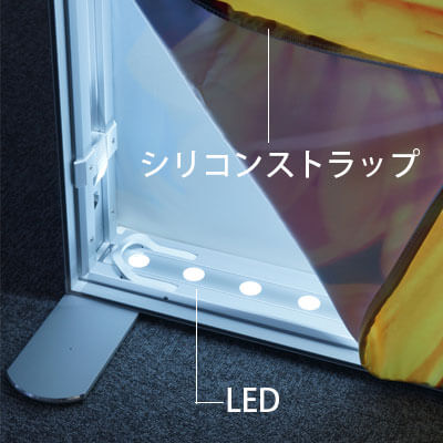 セゴLED内照式バックパネル 85×225|誉PRINTING