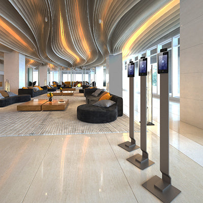 【AI顔認証】サーモカメラ フロアタイプ<発熱・マスク検知>|誉PRINTING