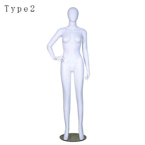 全身 女性マネキン【マットホワイト】|誉PRINTING