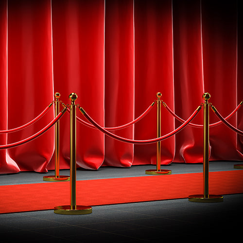 ロープパーテーションQ01Aシルバー|誉PRINTING