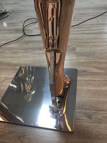 ワイヤーヘッド 女性マネキン【ゴールド /ローズゴールド/ シルバー】|誉PRINTING