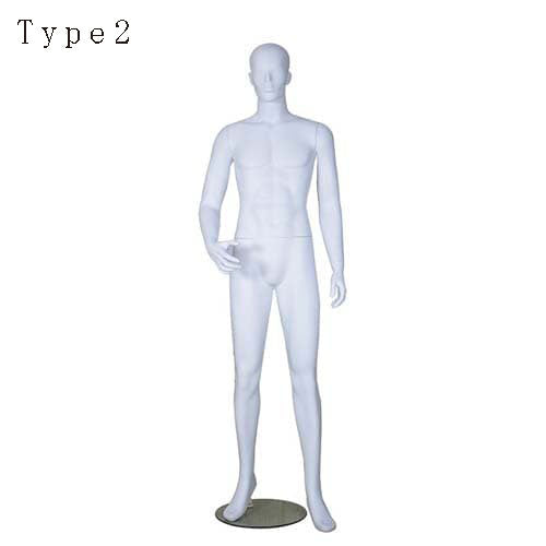 全身 男性リアルマネキン【マットホワイト】|誉PRINTING