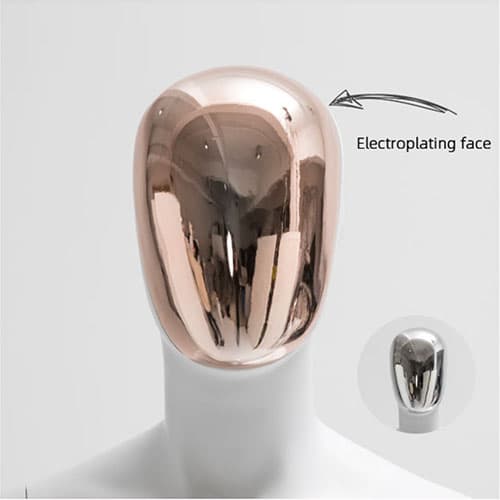 【メタルヘッド×ホワイト】全身 男性マネキン|誉PRINTING