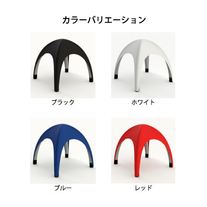 エアテント5x5+ロゴ4面印刷|誉PRINTING