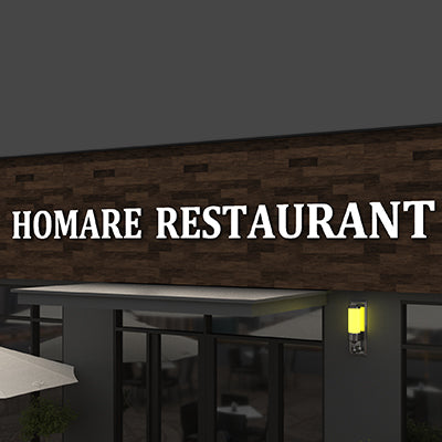 LEDチャンネル文字 正面・裏面発光タイプ|誉PRINTING