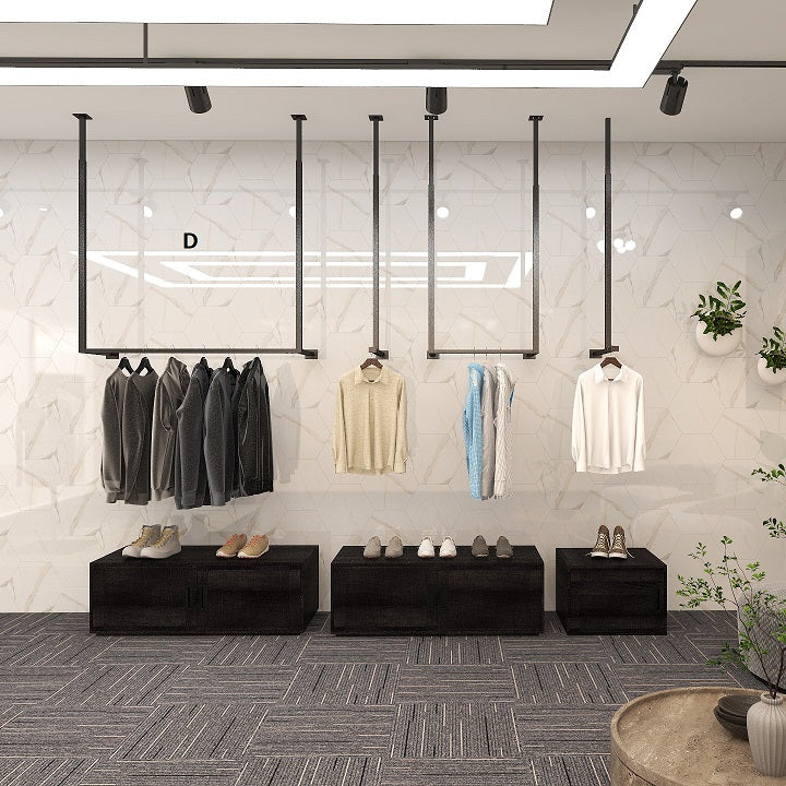 カスタマイズ製メタルハンガーラック01|誉PRINTING