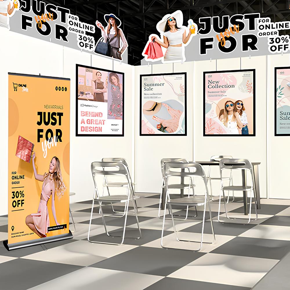 ロールアップバナー・クイックスクリーン85(W850)|誉PRINTING