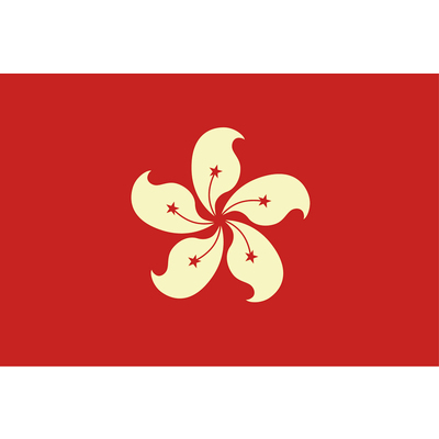 旗(世界の国旗) 香港 140×210cm-04515901D