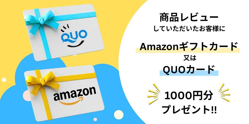 🎁 レビュー投稿でプレゼントキャンペーン開催中！ 🎉