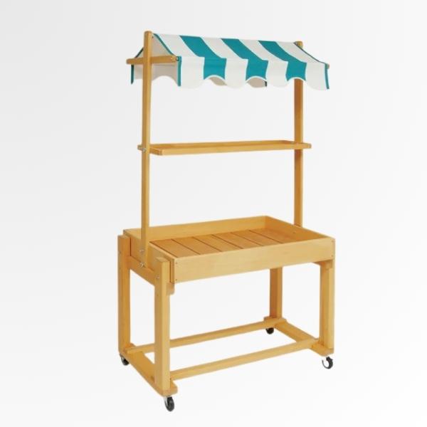 折り畳みワゴン 新品 催事 弁当販売 マルシェ イベント 分解 折りたたみ式 屋台販売台 簡単持ち運び 平台 ディスプレイショー