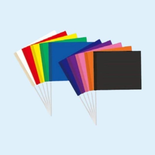 カラー手旗（アルミ）｜警備・誘導・業務用に最適｜誉PRINTING