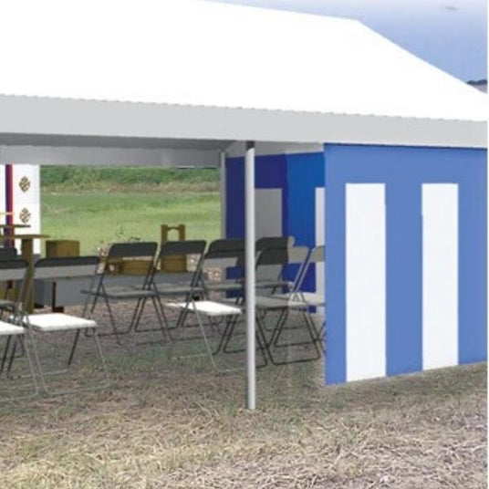 紺白幕・ロープ｜イベント・地域行事・店舗装飾に｜誉PRINTING