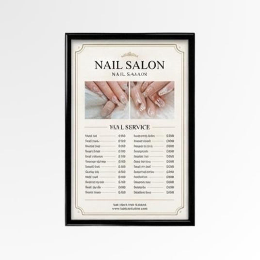 B4サイズ ポスターパネル（257×364mm）案内表示・施設掲示｜誉PRINTING