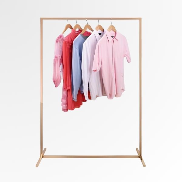 シングルハンガーラック｜アパレルショップ向けシンプル什器｜誉PRINTING