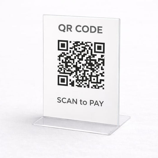 卓上POP>QRコード決済スタンド