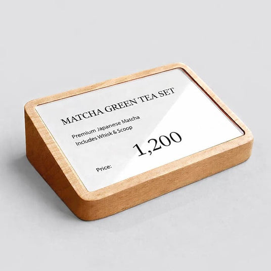 卓上POP>木製ベースPOP