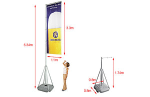 大型のぼり 5.4m