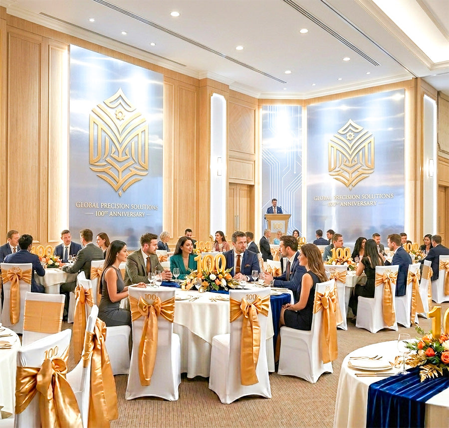 インテリア・パーティ装飾 | サテンリボン椅子カバーセット | 10個 背もたれカバー