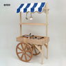 パーソナルWAGON (棚1段) | テント付き・大型木製車輪 | W900 選べるテントカラー