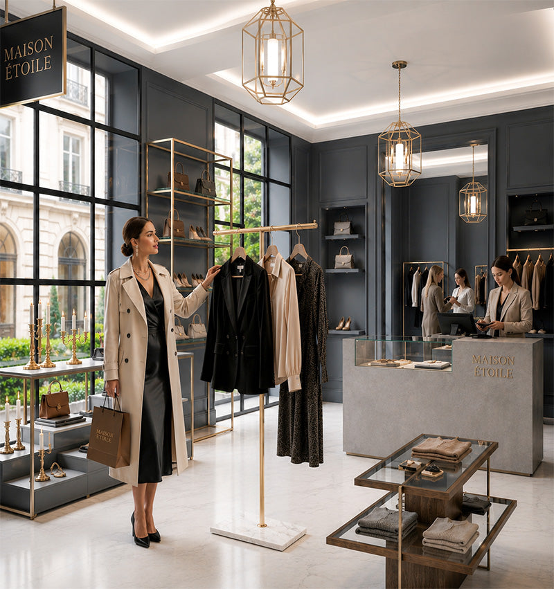 ポールハンガー スリムハンガーラック アパレル店舗陳列向け