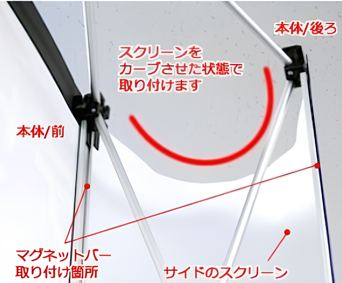 ポップアップ 3×2ストレート