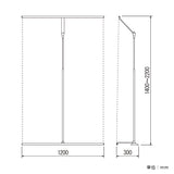 バナースタンド 869Z | W1200mm対応 連結可能・高さ調節可