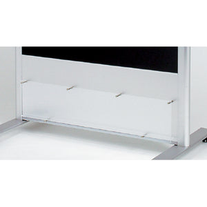 掲示板スタンド 2601 C | 透明アクリルラック付 | ブラックボード・マグネット対応 (800×1200)