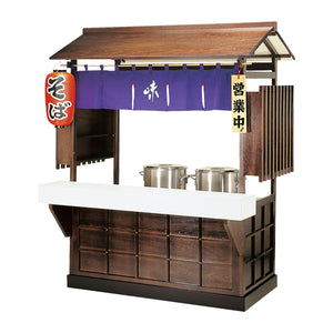 そば・うどん屋台 ES-1500シリーズ｜組立式・キャスター付｜イベント・催事用