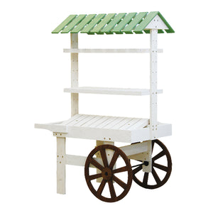 HP 多目的ワゴン | 国産ヒノキ合板 | 選べるカラー (無塗装/塗装/テント付)