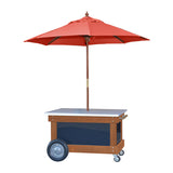 店頭販売ワゴン (パラソル付)｜テイクアウト・マルシェ用