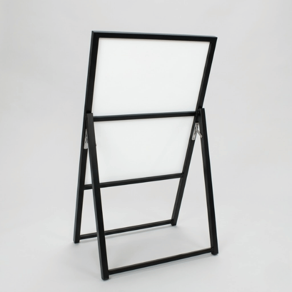 スタンド看板 屋外用 片面 人型アルミ枠タイプ