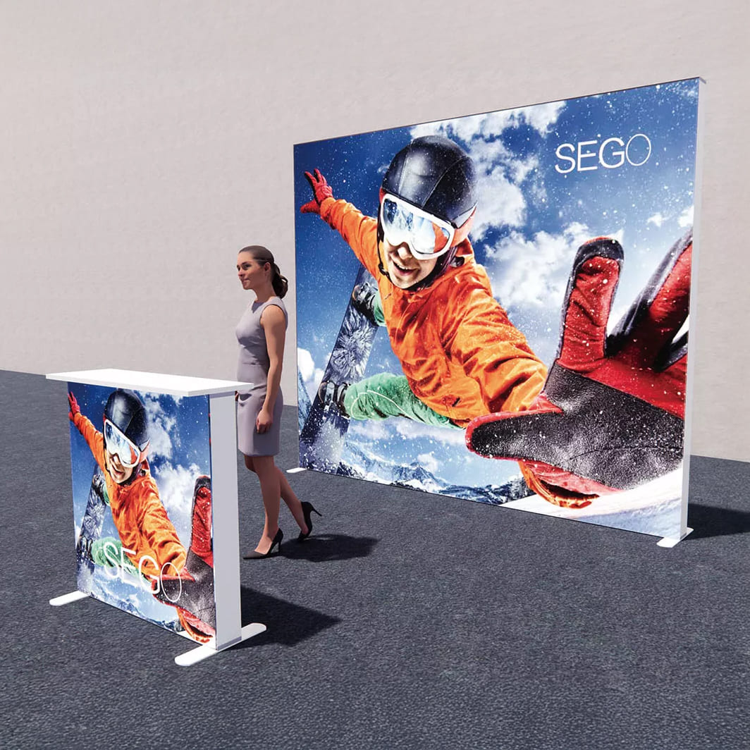 セットディスプレイ セゴライトボックス（内照式バックパネル）E 【１小間用（3ｍ×3ｍ）】