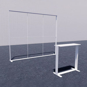 セットディスプレイ セゴライトボックス（内照式バックパネル）E 【１小間用（3ｍ×3ｍ）】