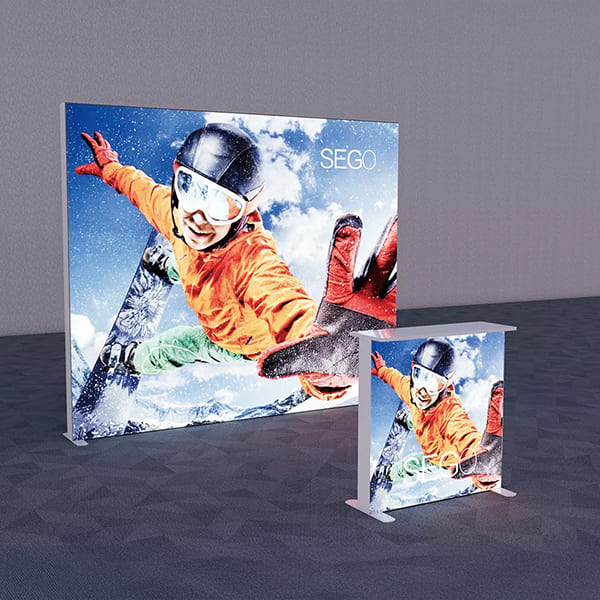 セットディスプレイ セゴライトボックス（内照式バックパネル）E 【１小間用（3ｍ×3ｍ）】