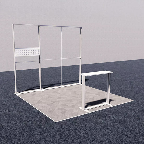 セットディスプレイ セゴライトボックス（内照式バックパネル）F【１小間用（3ｍ×3ｍ）】