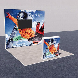 セットディスプレイ セゴライトボックス（内照式バックパネル）G【１小間用（3ｍ×3ｍ）】