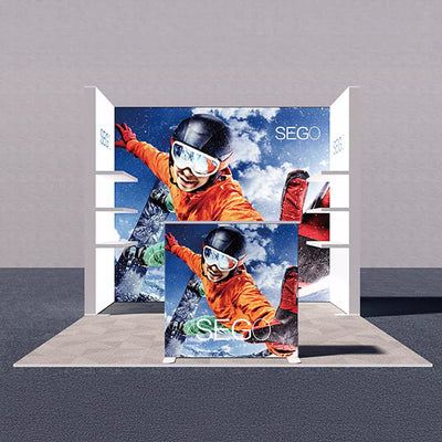 セットディスプレイ セゴライトボックス（内照式バックパネル）J【１小間用（3ｍ×3ｍ）】