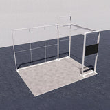 セットディスプレイ セゴライトボックス（内照式バックパネル）L【１〜2小間用（4ｍ×3ｍ）】