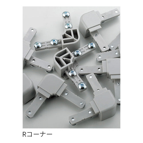 看板フレーム部材 639BB Rコーナー専用パーツ 金具セット｜誉PRINTING