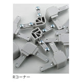 看板フレーム部材 639BB Rコーナー専用パーツ 金具セット｜誉PRINTING