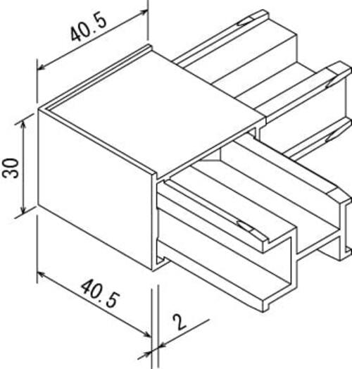 大型看板用金具 673用金具 大サイズ用コーナー部材 寸法図｜誉PRINTING