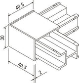 大型看板用金具 673用金具 大サイズ用コーナー部材 寸法図｜誉PRINTING