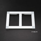 大型看板用金具 673用金具 中桟付き大型看板フレーム組立例｜誉PRINTING