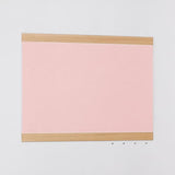 壁面掲示板 ピンク面板 木目ナチュラルフレーム 商品画像｜誉PRINTING