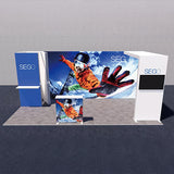 セットディスプレイ セゴライトボックス（内照式バックパネル）O【2小間用（6ｍ×3ｍ）】