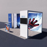 セットディスプレイ セゴライトボックス（内照式バックパネル）O【2小間用（6ｍ×3ｍ）】