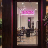OPEN LEDネオンサイン（ネオン看板）美容院 USB電源
